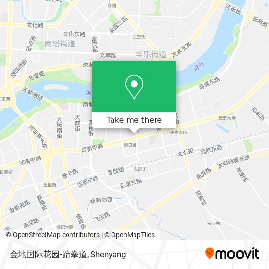 金地国际花园-跆拳道 map