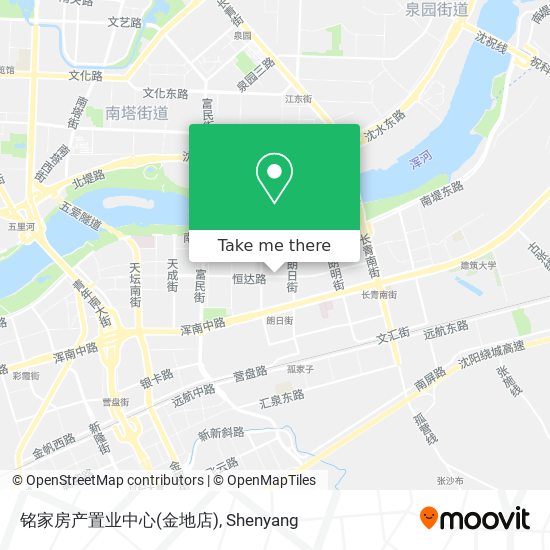 铭家房产置业中心(金地店) map