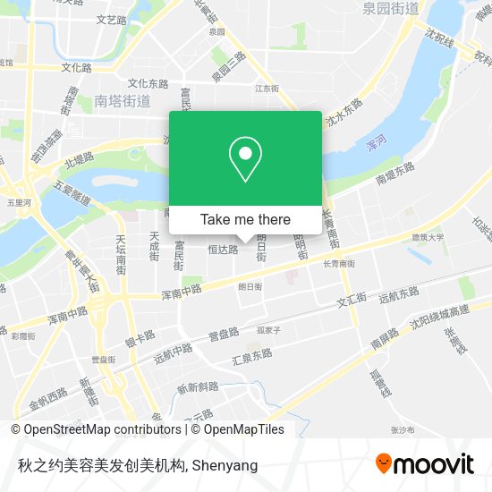 秋之约美容美发创美机构 map