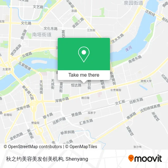 秋之约美容美发创美机构 map
