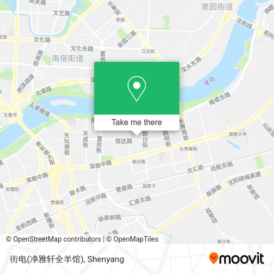 街电(净雅轩全羊馆) map