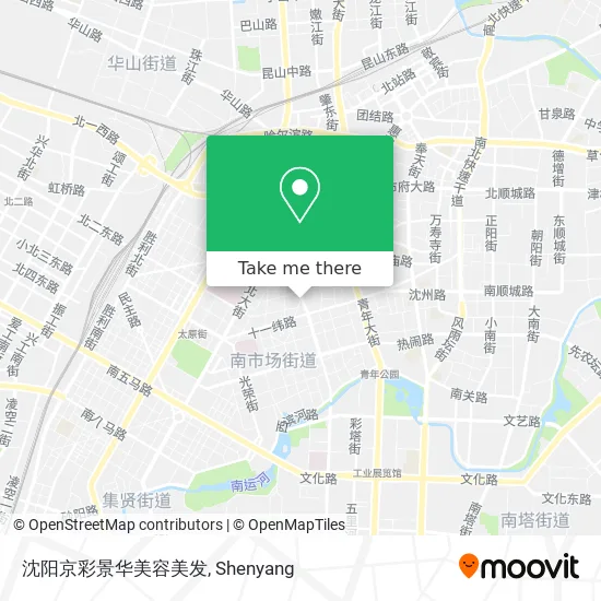 沈阳京彩景华美容美发 map