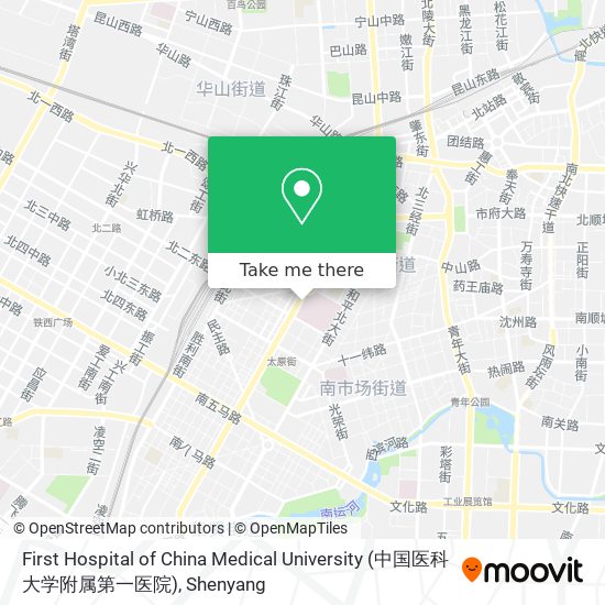 First Hospital of China Medical University (中国医科大学附属第一医院) map