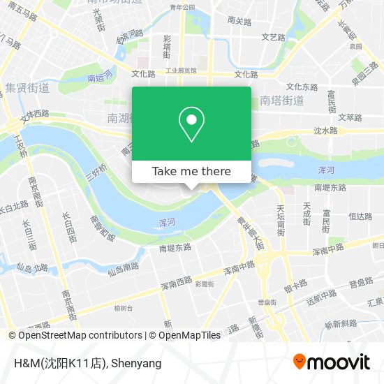 H&M(沈阳K11店) map