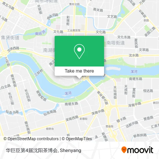 华巨臣第4届沈阳茶博会 map