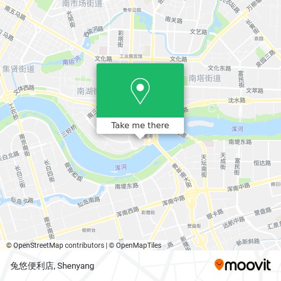 兔悠便利店 map