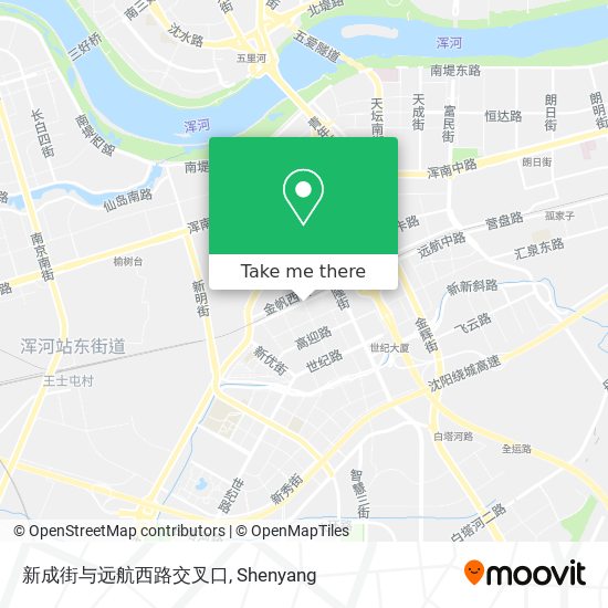 新成街与远航西路交叉口 map