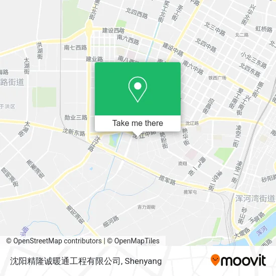 沈阳精隆诚暖通工程有限公司 map