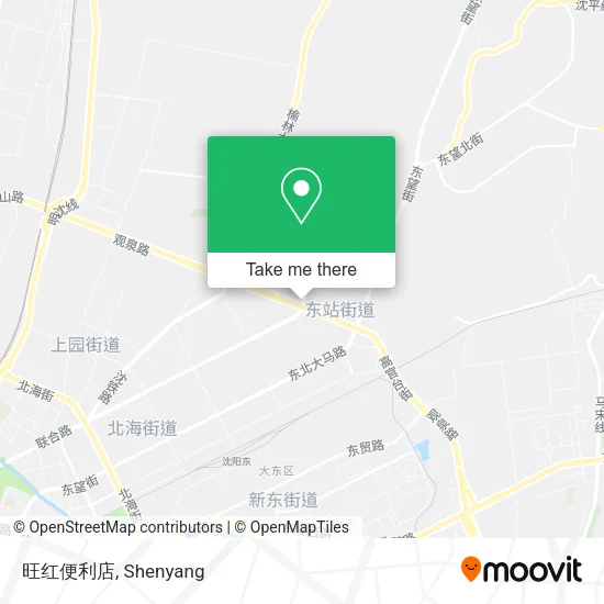旺红便利店 map
