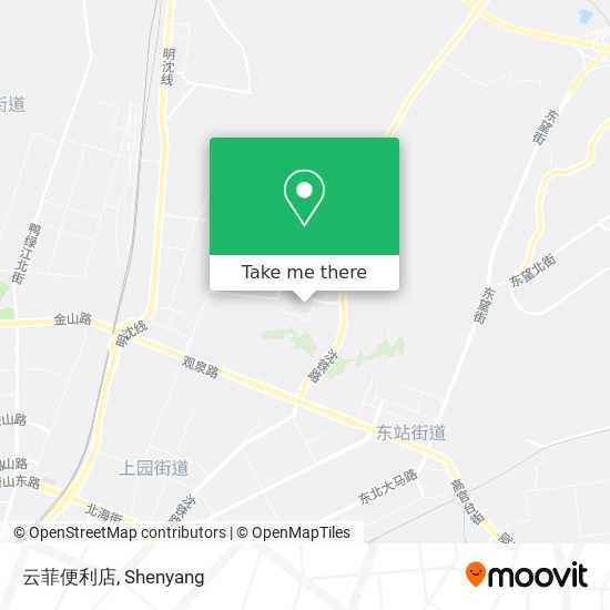 云菲便利店 map