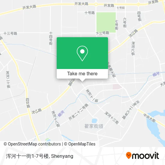 浑河十一街1-7号楼 map