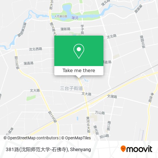 381路(沈阳师范大学-石佛寺) map