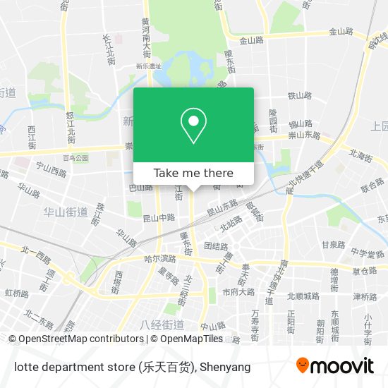 lotte department store (乐天百货) map