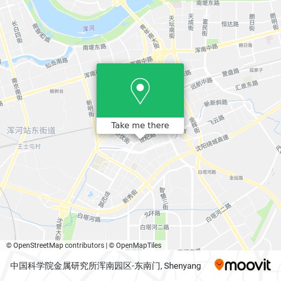 中国科学院金属研究所浑南园区-东南门 map