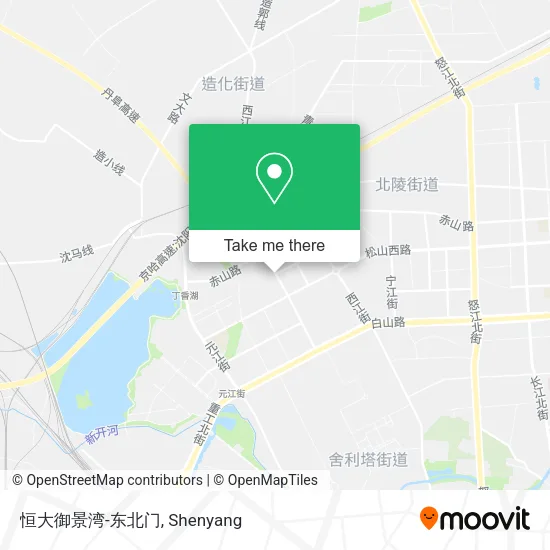 恒大御景湾-东北门 map