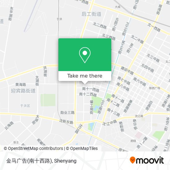 金马广告(南十西路) map