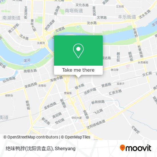 绝味鸭脖(沈阳营盘店) map