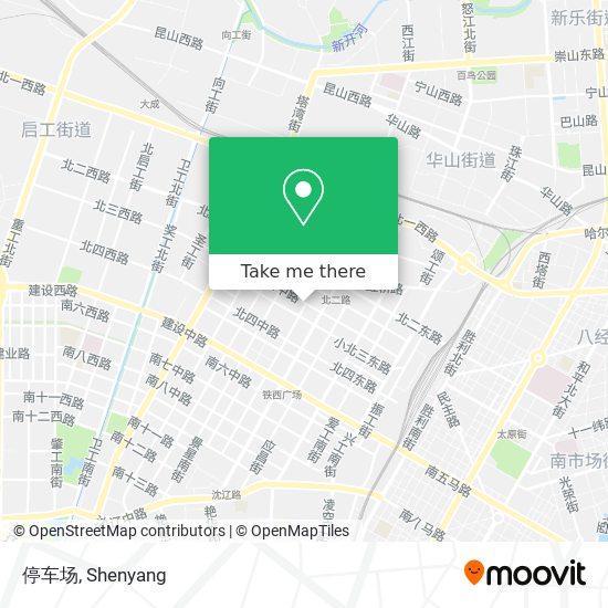 停车场 map