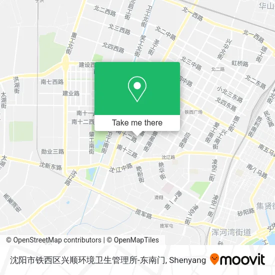 沈阳市铁西区兴顺环境卫生管理所-东南门 map