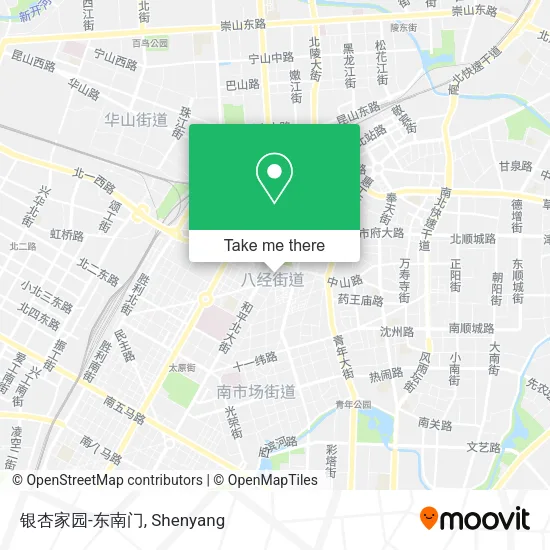 银杏家园-东南门 map