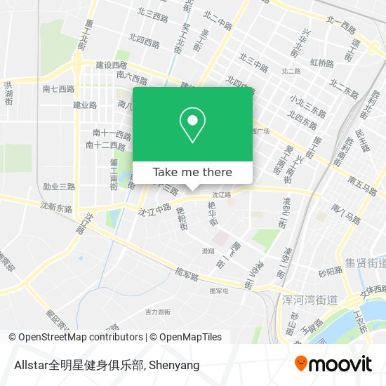 Allstar全明星健身俱乐部 map