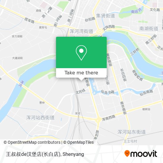 王叔叔de汉堡店(长白店) map