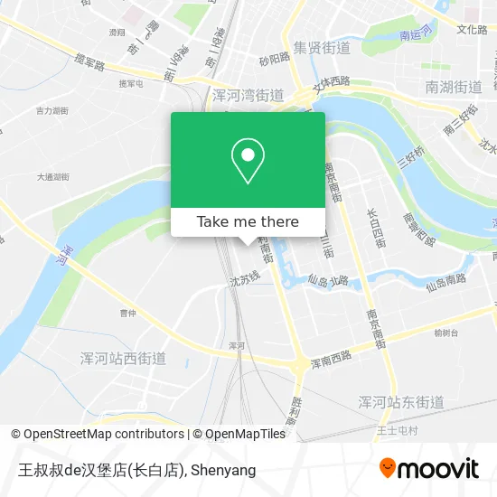王叔叔de汉堡店(长白店) map