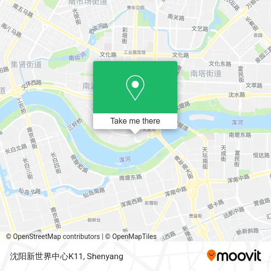 沈阳新世界中心K11 map