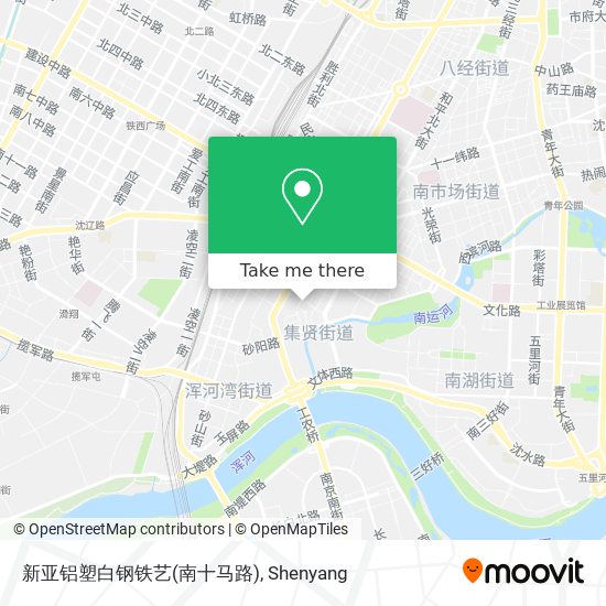 新亚铝塑白钢铁艺(南十马路) map