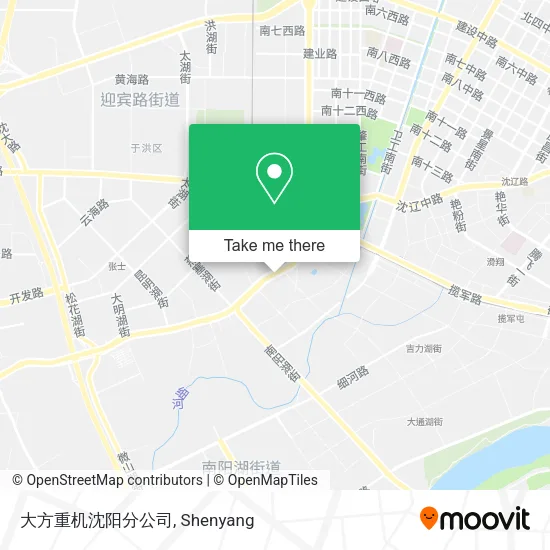 大方重机沈阳分公司 map