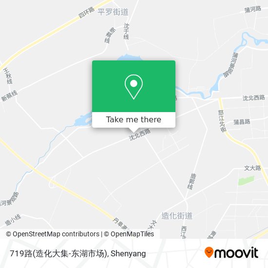 719路(造化大集-东湖市场) map