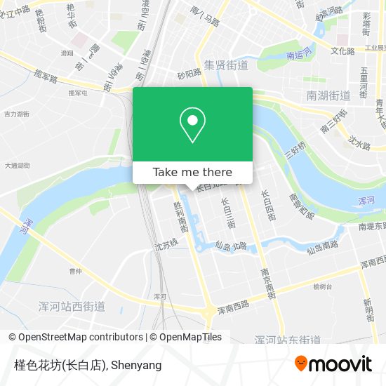 槿色花坊(长白店) map