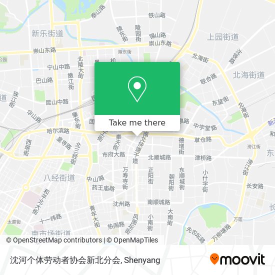 沈河个体劳动者协会新北分会 map