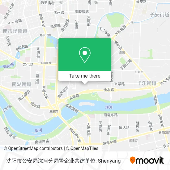 沈阳市公安局沈河分局警企业共建单位 map