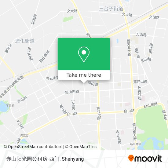赤山阳光园公租房-西门 map