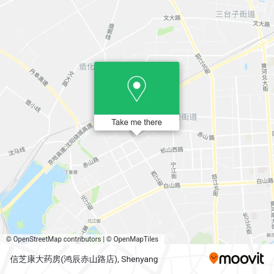 信芝康大药房(鸿辰赤山路店) map