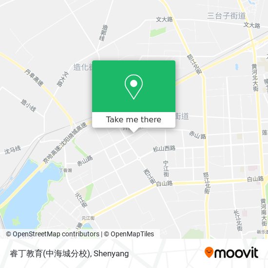 睿丁教育(中海城分校) map