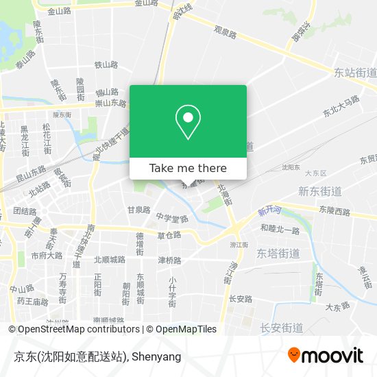 京东(沈阳如意配送站) map
