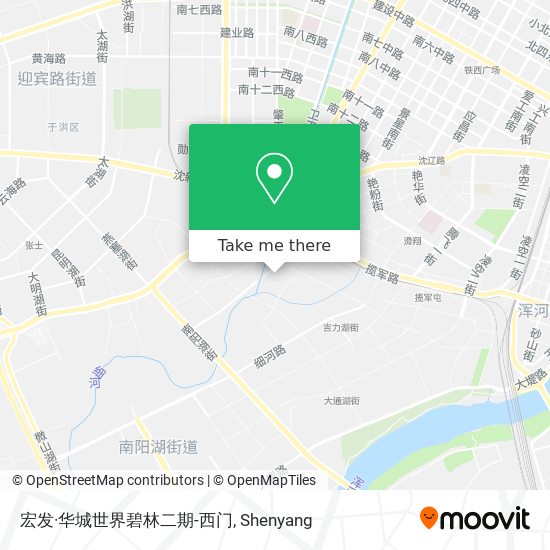 宏发·华城世界碧林二期-西门 map