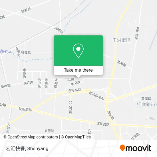 宏汇快餐 map
