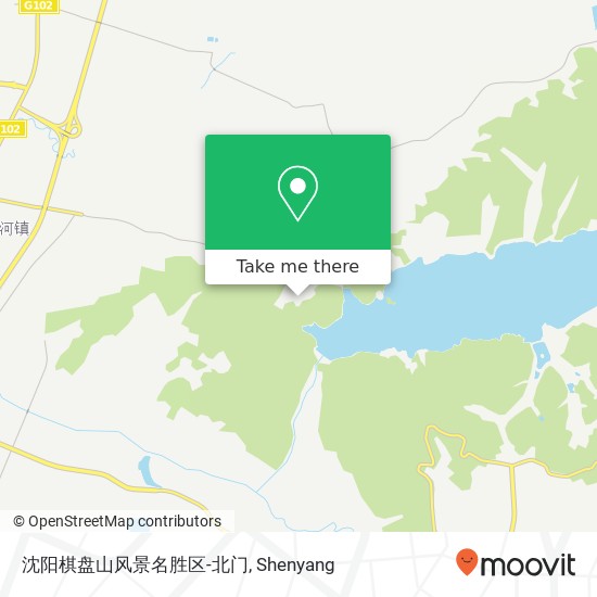 沈阳棋盘山风景名胜区-北门 map