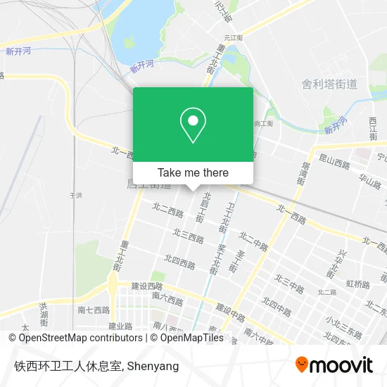 铁西环卫工人休息室 map