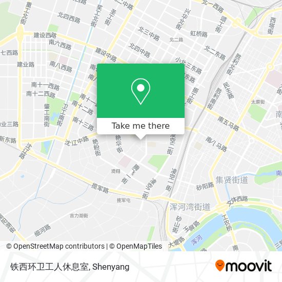 铁西环卫工人休息室 map