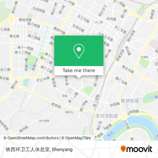 铁西环卫工人休息室 map