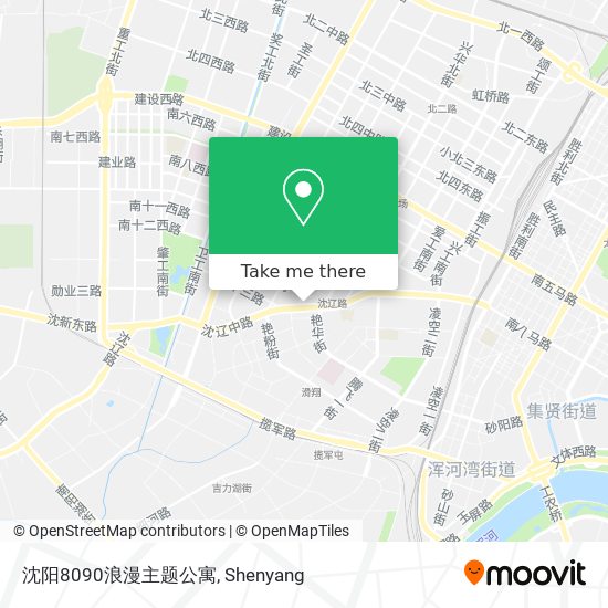 沈阳8090浪漫主题公寓 map
