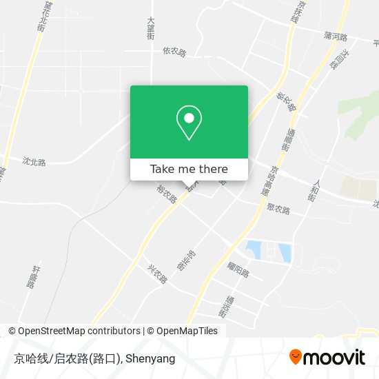 京哈线/启农路(路口) map