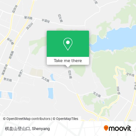 棋盘山登山口 map