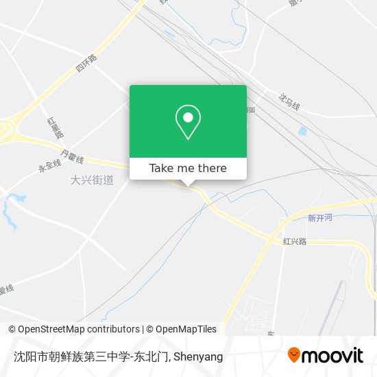 沈阳市朝鲜族第三中学-东北门 map