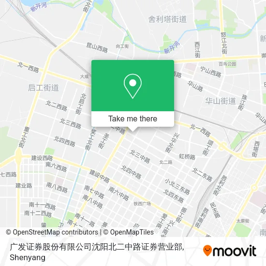 广发证券股份有限公司沈阳北二中路证券营业部 map