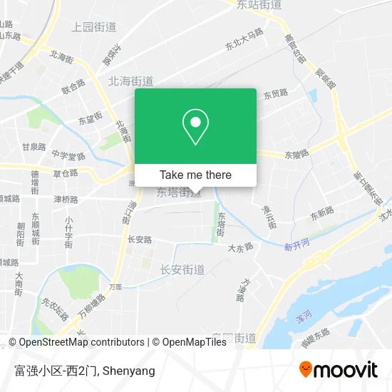 富强小区-西2门 map